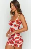 OMIGHTY Painted Flowers Mesh Dress sold by Beginning Boutique