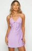 Jazmine Lilac Lace Mini Dress sold by Beginning Boutique