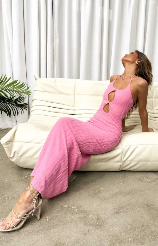 Mandy Pink Maxi Dress sold by Beginning Boutique