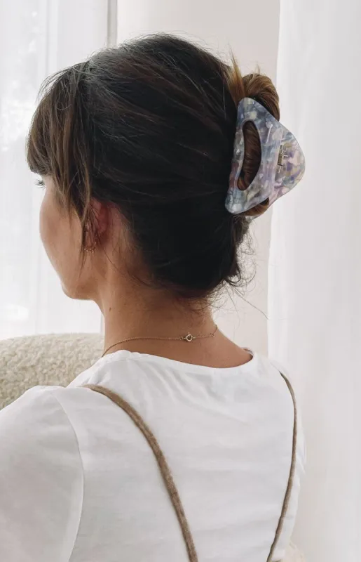 Eclat Vanessa Cut Out Hair Claw Purple sold by Beginning Boutique