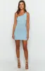 Adie Blue Knit Mini Dress sold by Beginning Boutique