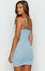 Adie Blue Knit Mini Dress sold by Beginning Boutique