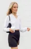Adrian White Long Sleeve Knit Top sold by Beginning Boutique