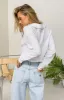 Adrian White Long Sleeve Knit Top sold by Beginning Boutique