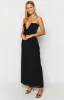Braelyn Black Strapless Maxi Dress sold by Beginning Boutique