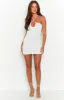 Audelia White Knit Mini Dress sold by Beginning Boutique