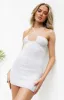 Audelia White Knit Mini Dress sold by Beginning Boutique