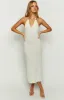 Tucson White Crochet Maxi Dress sold by Beginning Boutique