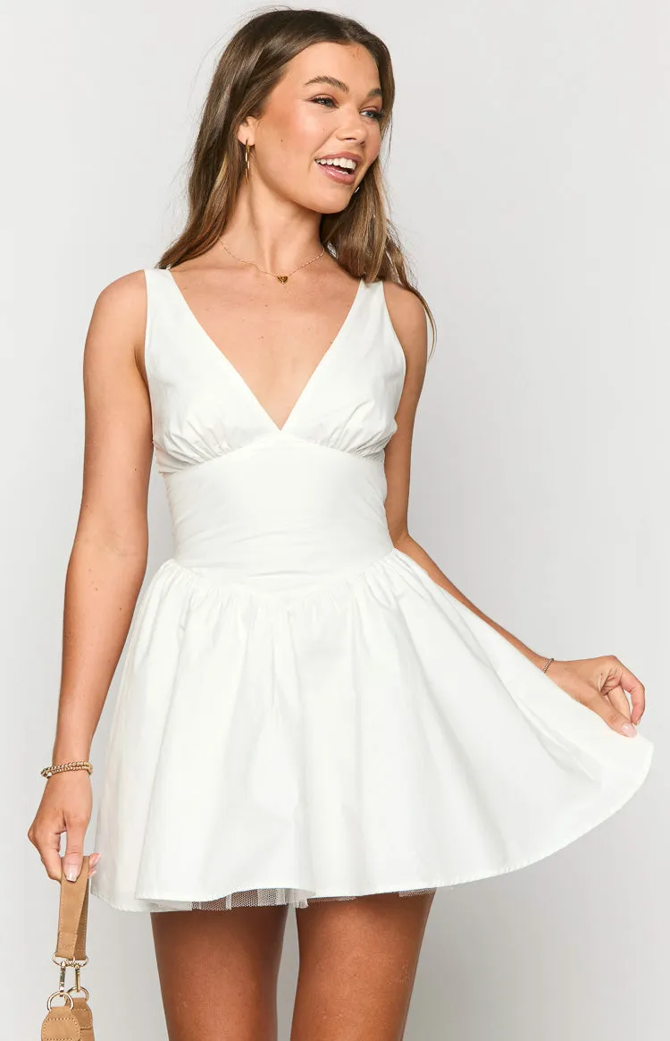 Halvin White Mini Dress sold by Beginning Boutique product image thumbnail 2