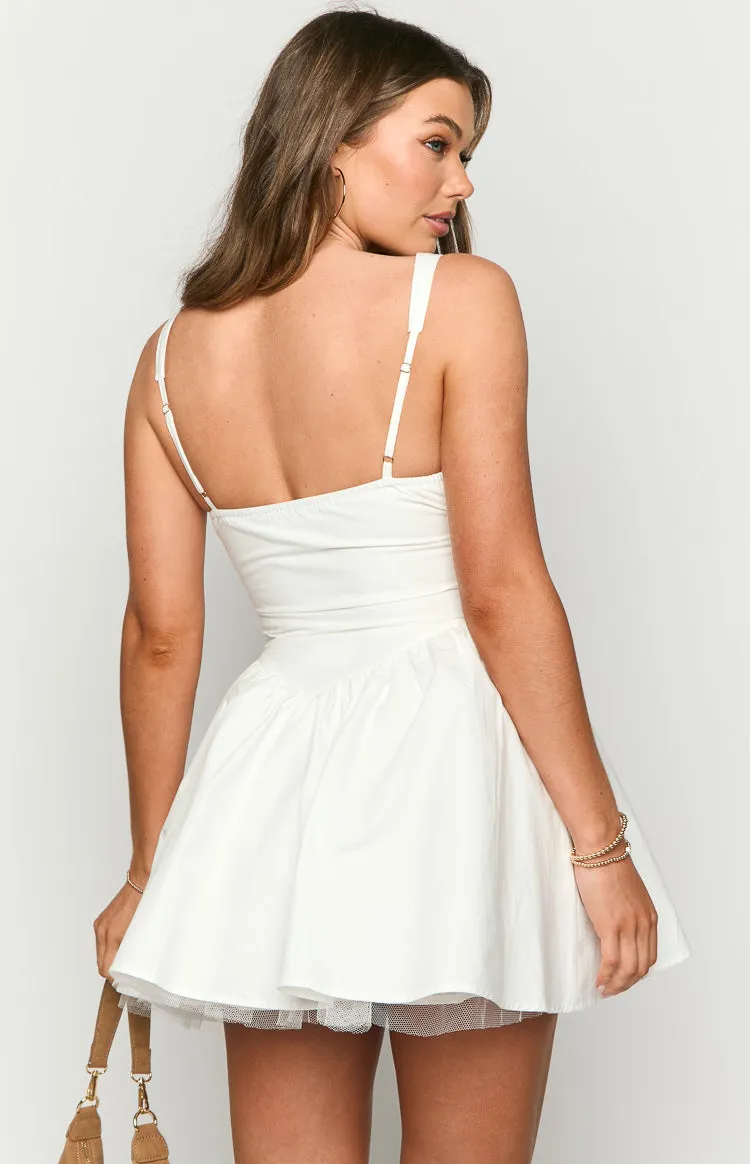 Halvin White Mini Dress sold by Beginning Boutique product image thumbnail 5