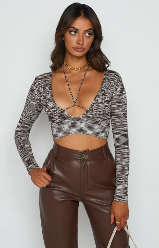 James Brown Long Sleeve Top sold by Beginning Boutique