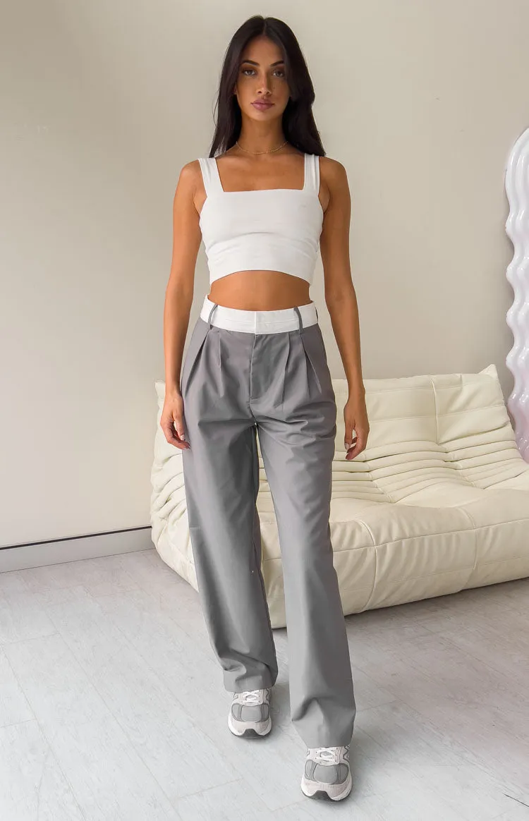 Zion Grey Waist Pant sold by Beginning Boutique product image thumbnail 3