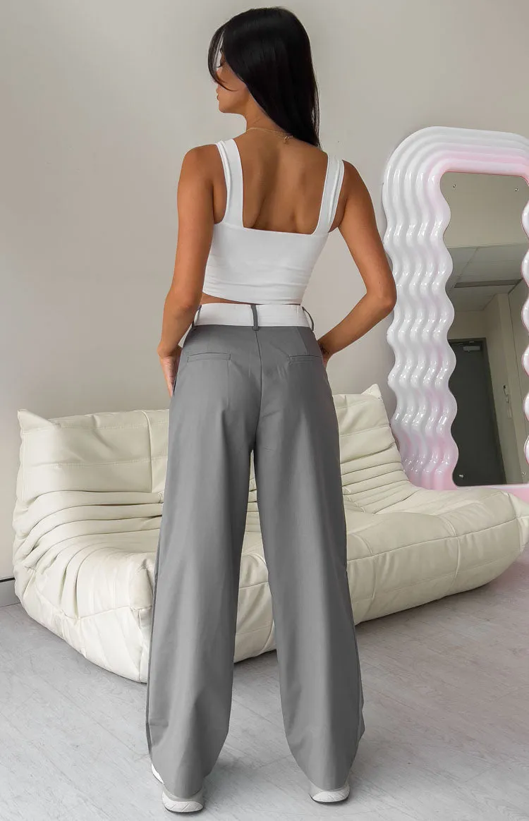 Zion Grey Waist Pant sold by Beginning Boutique product image thumbnail 2