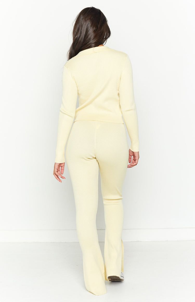 Winter Yellow Knit Pants sold by Beginning Boutique product image thumbnail 5