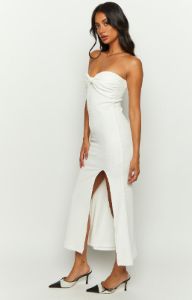 Otherside White Midi Dress sold by Beginning Boutique