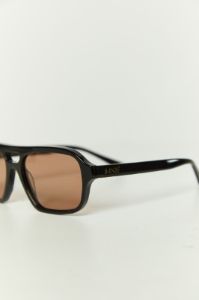 Banbe The Delevigne Black Sunglasses sold by Beginning Boutique