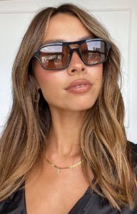 Banbe The Delevigne Black Sunglasses sold by Beginning Boutique