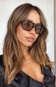 Banbe The Delevigne Black Sunglasses sold by Beginning Boutique