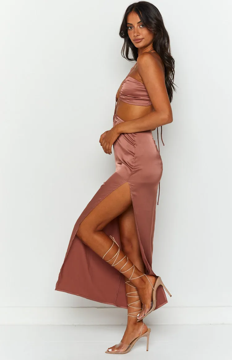 Taylor Copper Maxi Dress sold by Beginning Boutique product image thumbnail 5