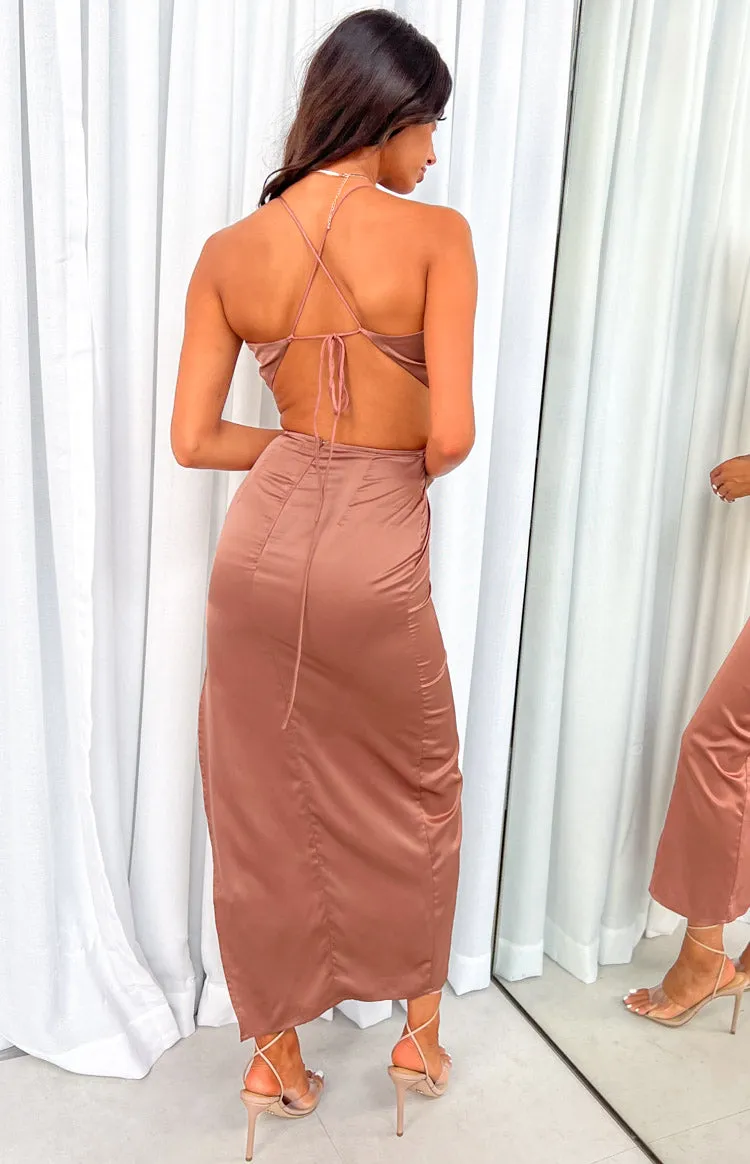 Taylor Copper Maxi Dress sold by Beginning Boutique product image thumbnail 3