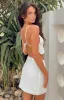 Dallas White Tie Back Top sold by Beginning Boutique