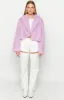 Amy Purple Fringe Jacket sold by Beginning Boutique