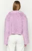 Amy Purple Fringe Jacket sold by Beginning Boutique