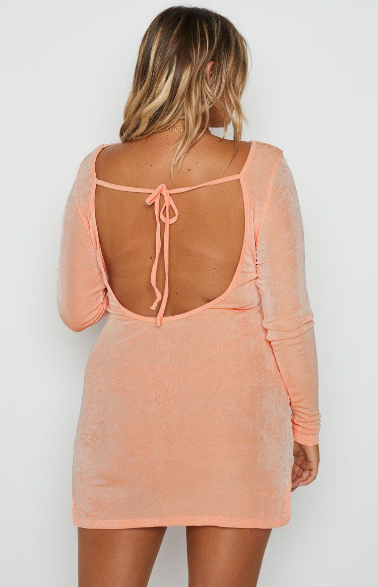 Lioness Montana Mini Dress Peach sold by Beginning Boutique product image thumbnail 8