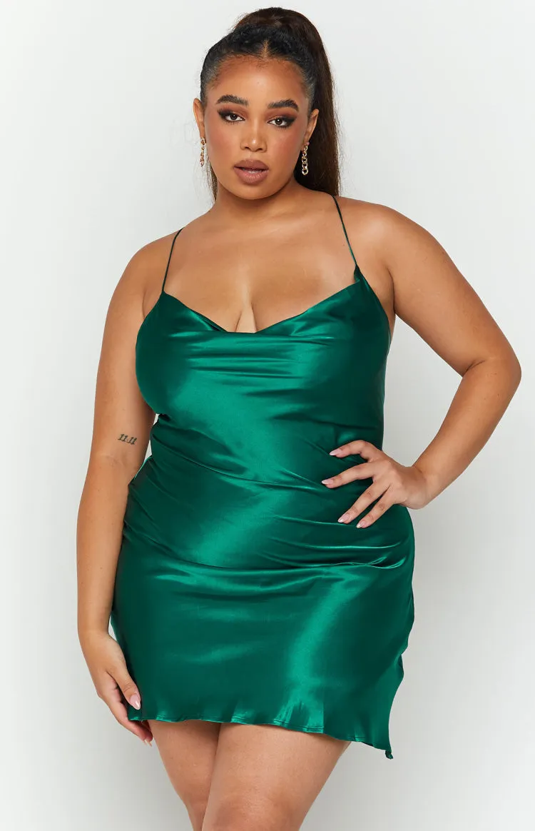 Come and Get It Party Dress Emerald sold by Beginning Boutique product image thumbnail 5