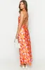 Everly Azalea Pink Print Midi Dress sold by Beginning Boutique