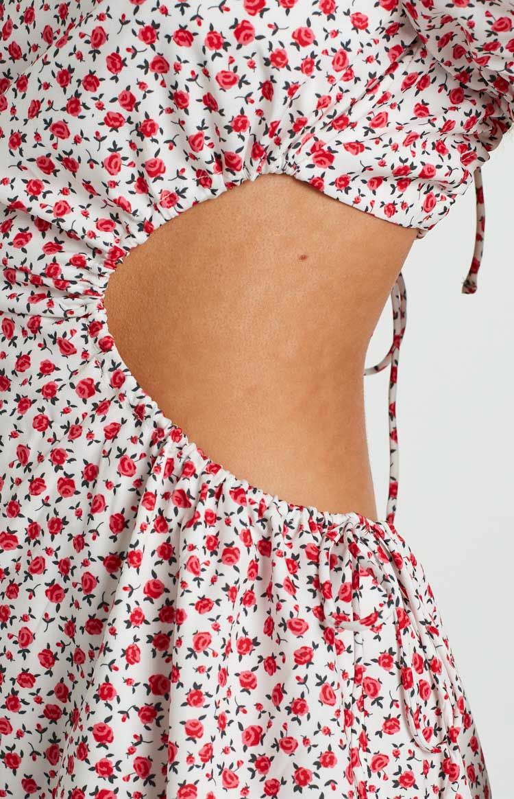 Penelope Mini Dress Pink Floral sold by Beginning Boutique product image thumbnail 6