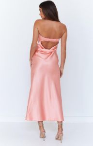 Maiah Pink Maxi Dress sold by Beginning Boutique