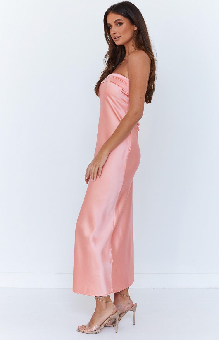 Maiah Pink Maxi Dress sold by Beginning Boutique product image thumbnail 4