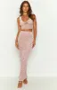 Late Night Pink Maxi Skirt sold by Beginning Boutique
