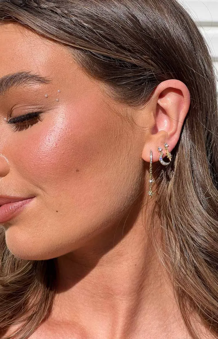 Starry Nights Gold Earring Pack sold by Beginning Boutique