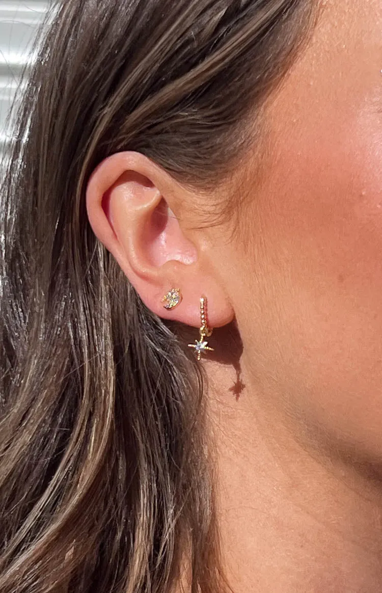 Starry Nights Gold Earring Pack sold by Beginning Boutique product image thumbnail 5