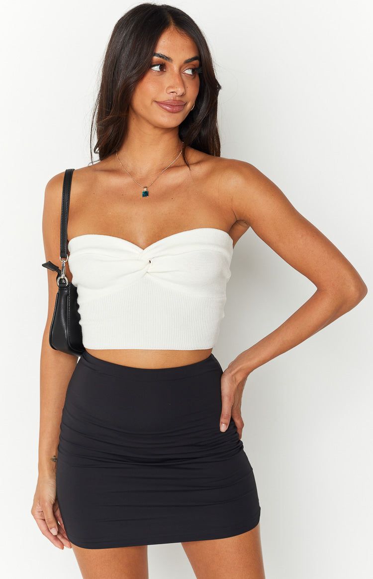 Alessa Black Mini Skirt sold by Beginning Boutique product image thumbnail 3