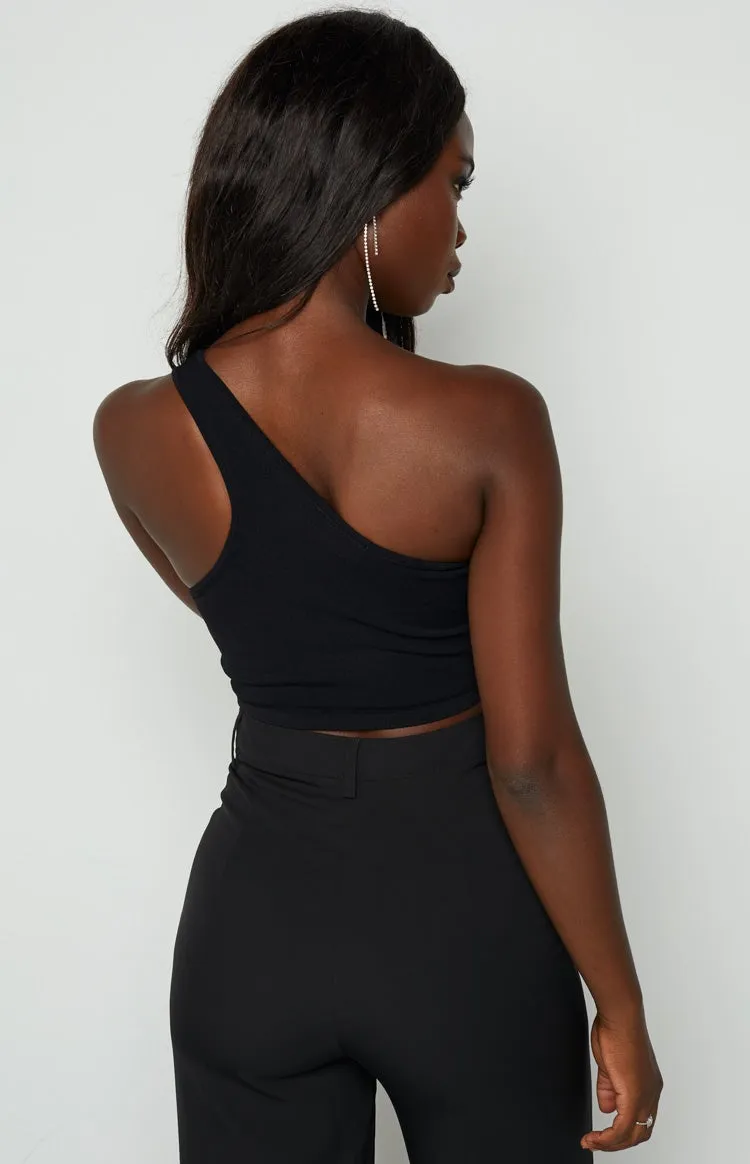 Elekta Black Crop Top sold by Beginning Boutique product image thumbnail 5