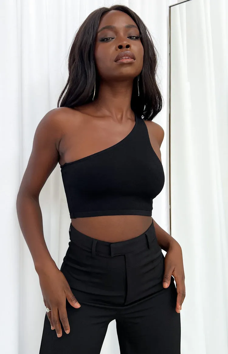 Elekta Black Crop Top sold by Beginning Boutique product image thumbnail 2