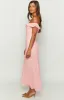Bellflower Pink Chiffon Maxi Dress sold by Beginning Boutique