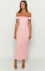 Bellflower Pink Chiffon Maxi Dress sold by Beginning Boutique