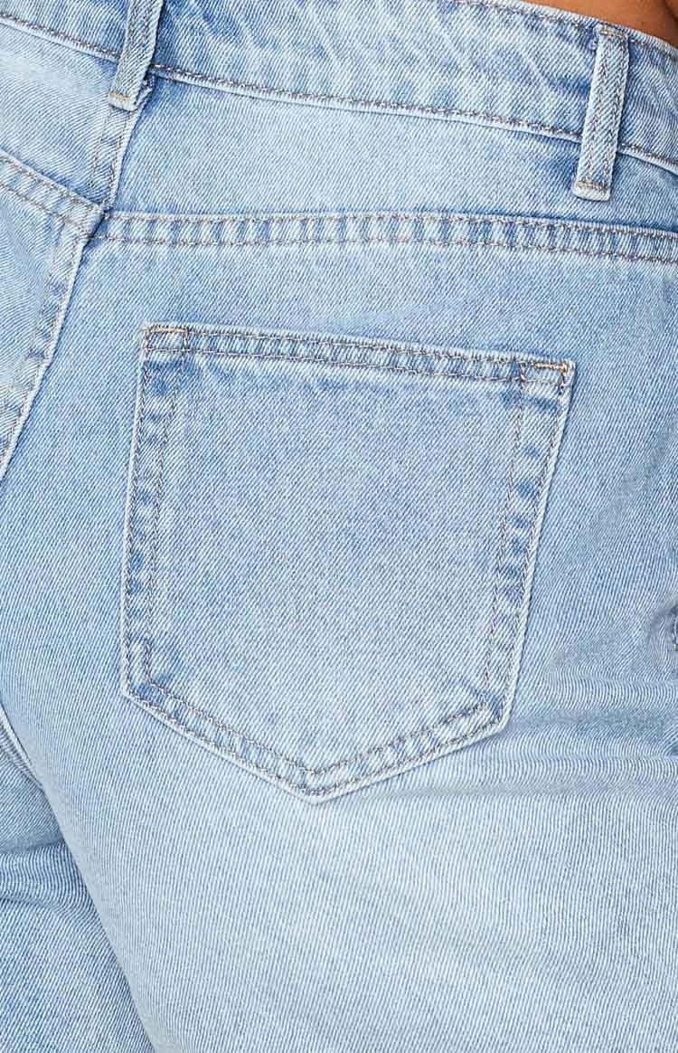 Peyton Blue Denim Shorts sold by Beginning Boutique product image thumbnail 7