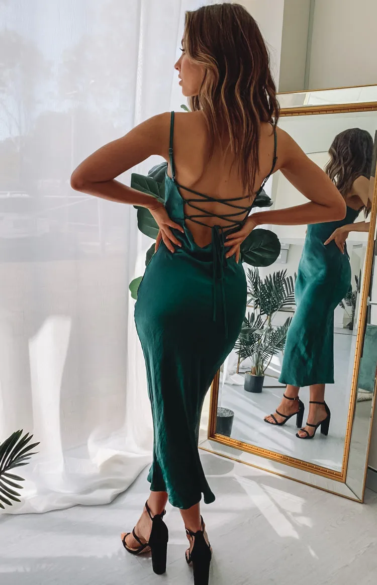 Amaryllis Dress Emerald sold by Beginning Boutique product image thumbnail 2