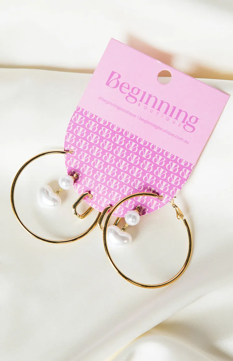 Luxe Lattice Gold Hoop Earrings 3 Pack sold by Beginning Boutique product image thumbnail 2