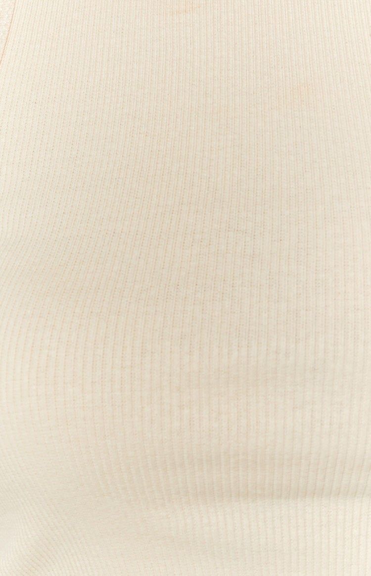 Naomi Ribbed Tank Beige sold by Beginning Boutique product image thumbnail 7