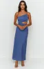 Lene Blue Maxi Dress sold by Beginning Boutique