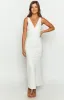 Vira White Maxi Dress sold by Beginning Boutique