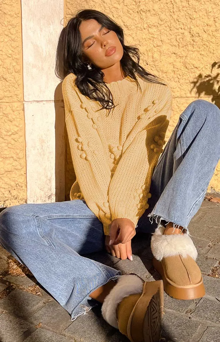 Andrina Yellow Knit Jumper sold by Beginning Boutique product image thumbnail 2