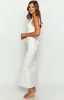 Vira White Maxi Dress sold by Beginning Boutique