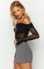 Shortcake Twirl Grey Mini Skort sold by Beginning Boutique